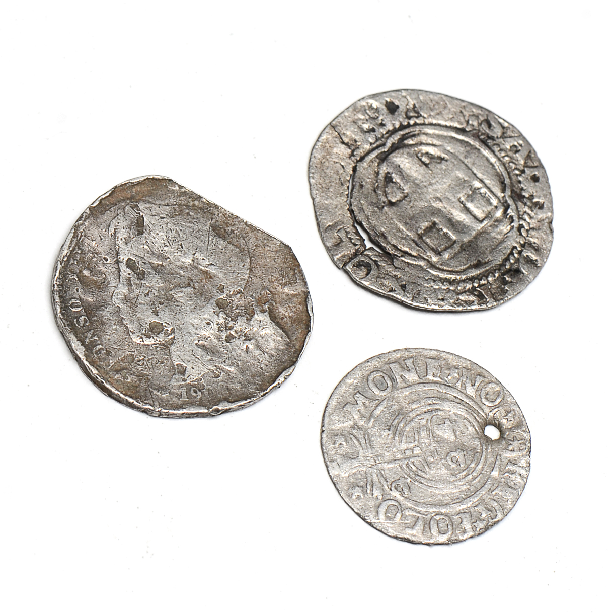 Three Antique European Silver Coins