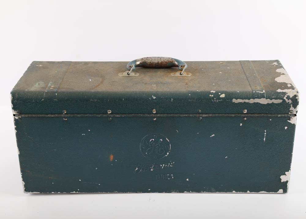 Vintage Toolbox and Vintage Tackle box