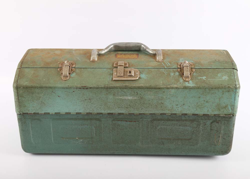 Vintage Toolbox and Vintage Tackle box