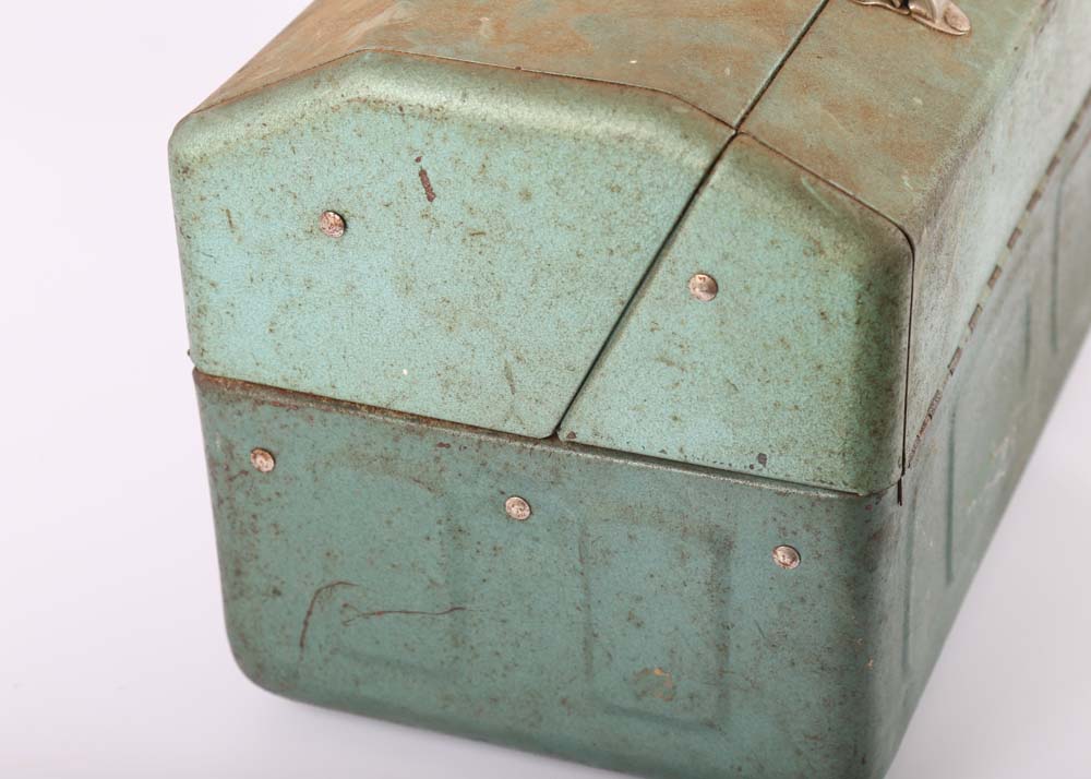 Vintage Toolbox and Vintage Tackle box