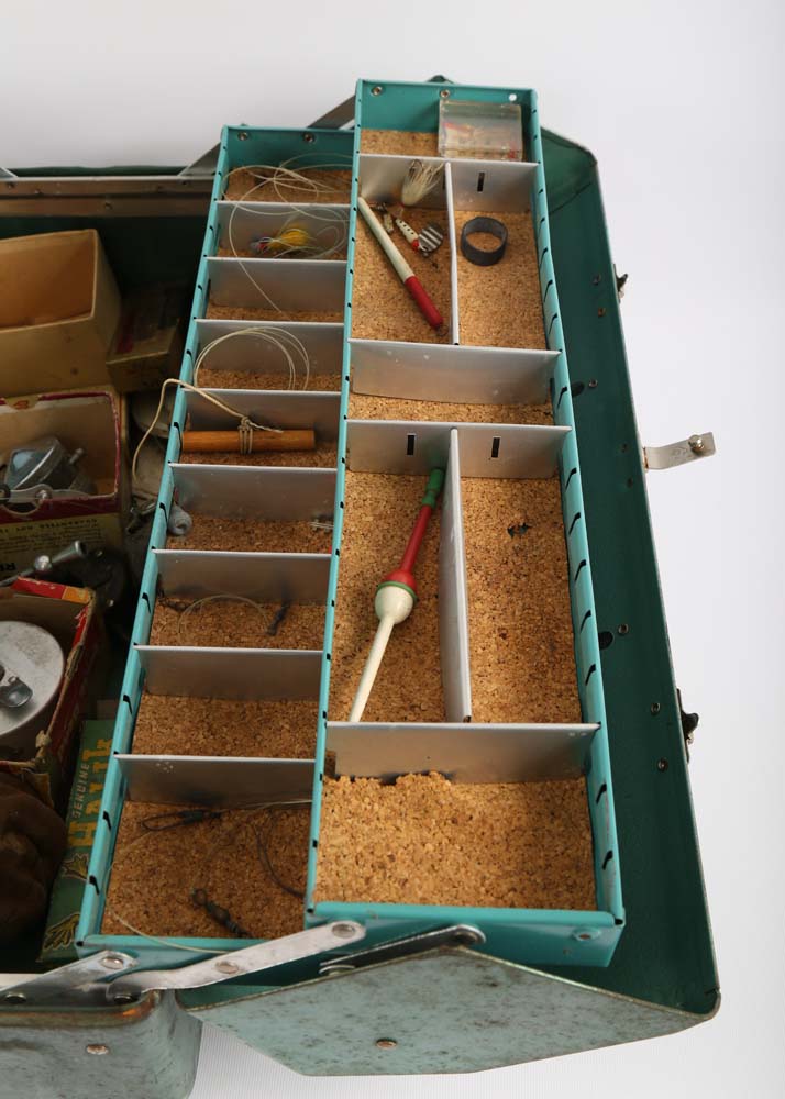 Vintage Toolbox and Vintage Tackle box