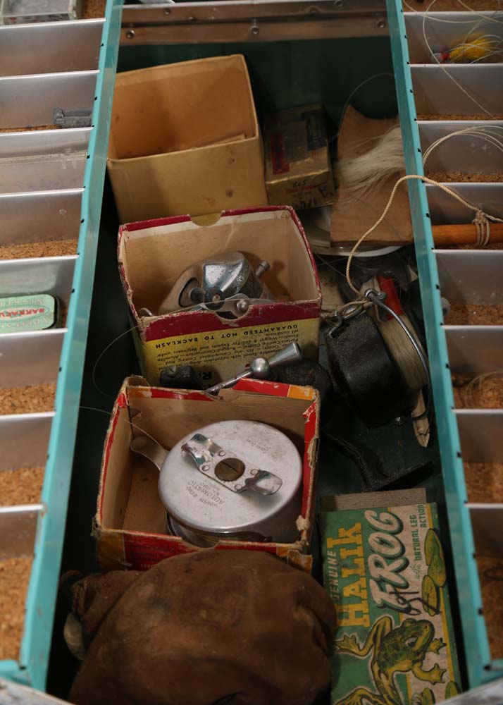 Vintage Toolbox and Vintage Tackle box