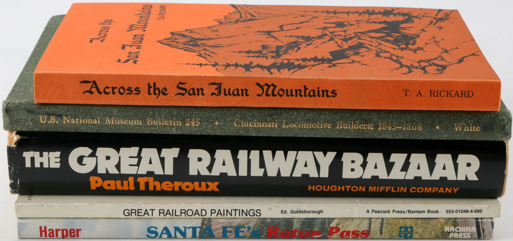 Assortment of 1960s and 70s Railroad Books