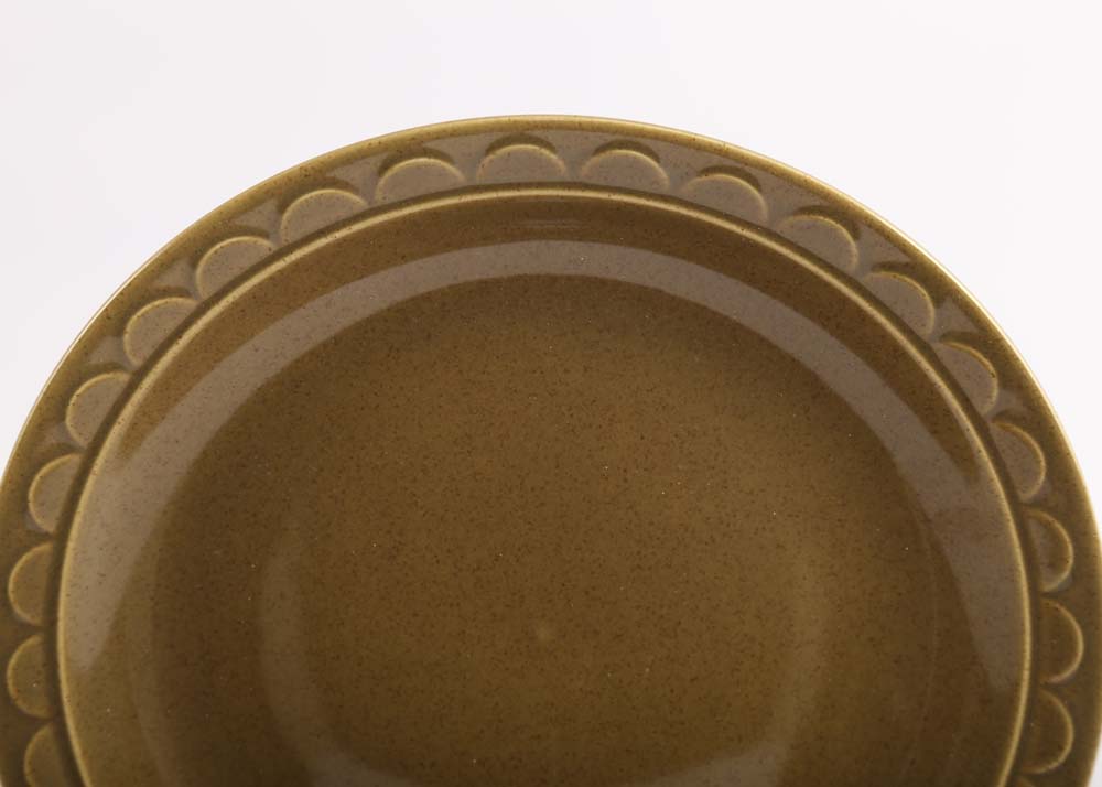 Set of 1970s Wooden Charges and DInner Plates