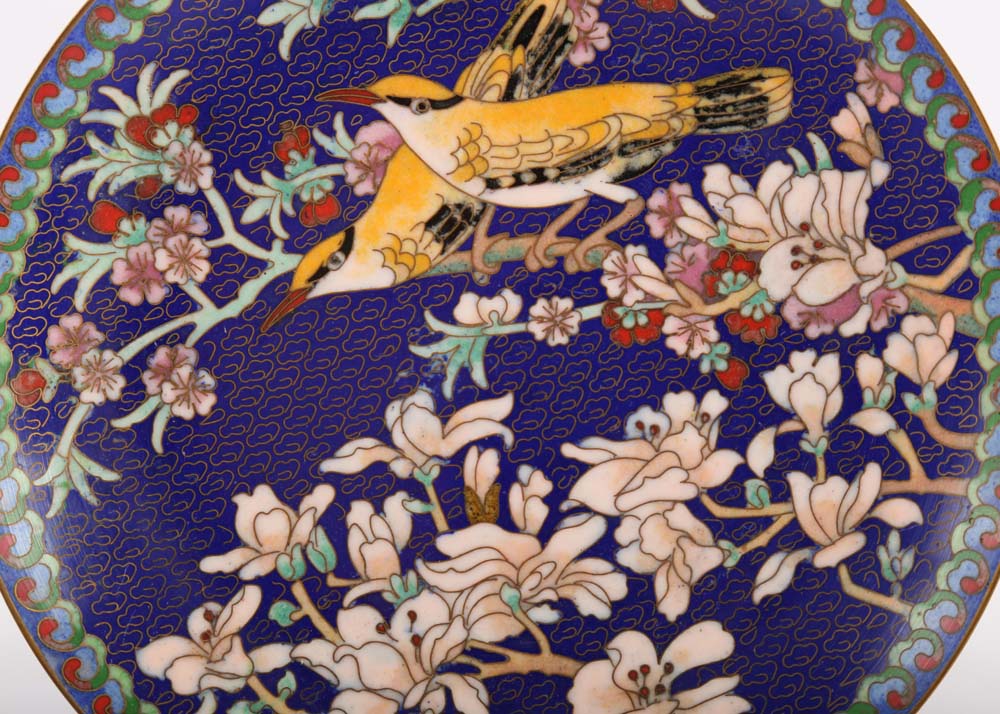 Chinese Cloisonné Plates
