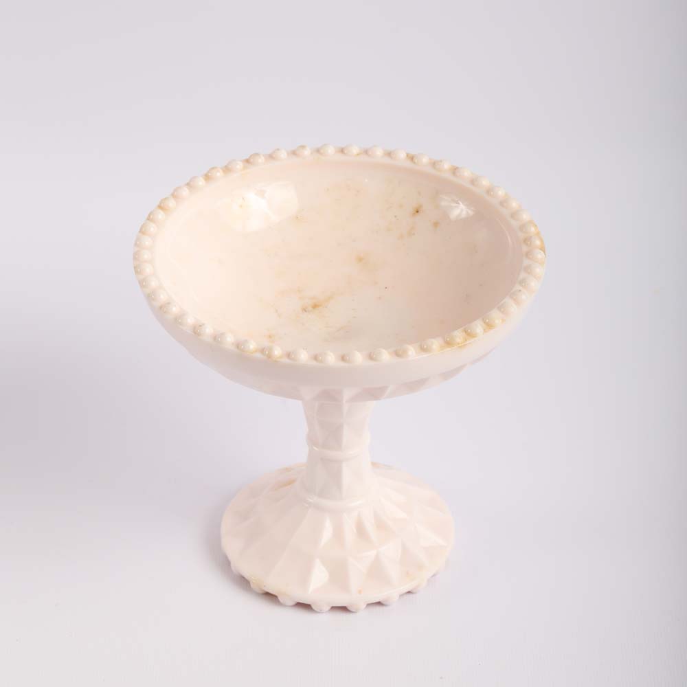 Jeanette "Shell Pink" Milk Glass