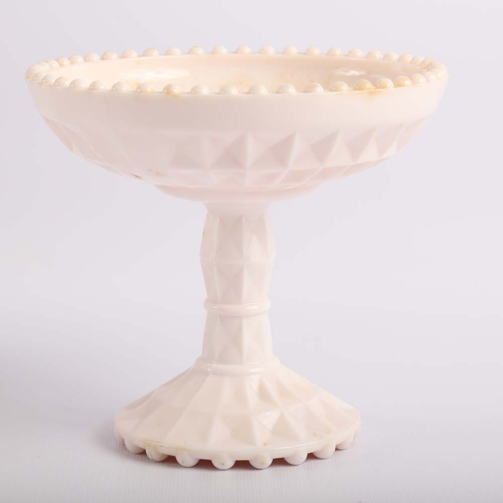 Jeanette "Shell Pink" Milk Glass