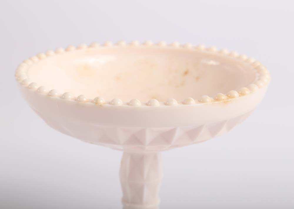 Jeanette "Shell Pink" Milk Glass