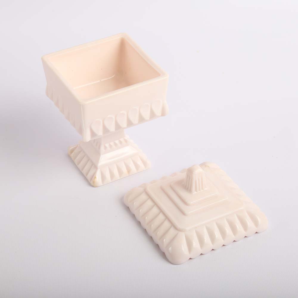 Jeanette "Shell Pink" Milk Glass