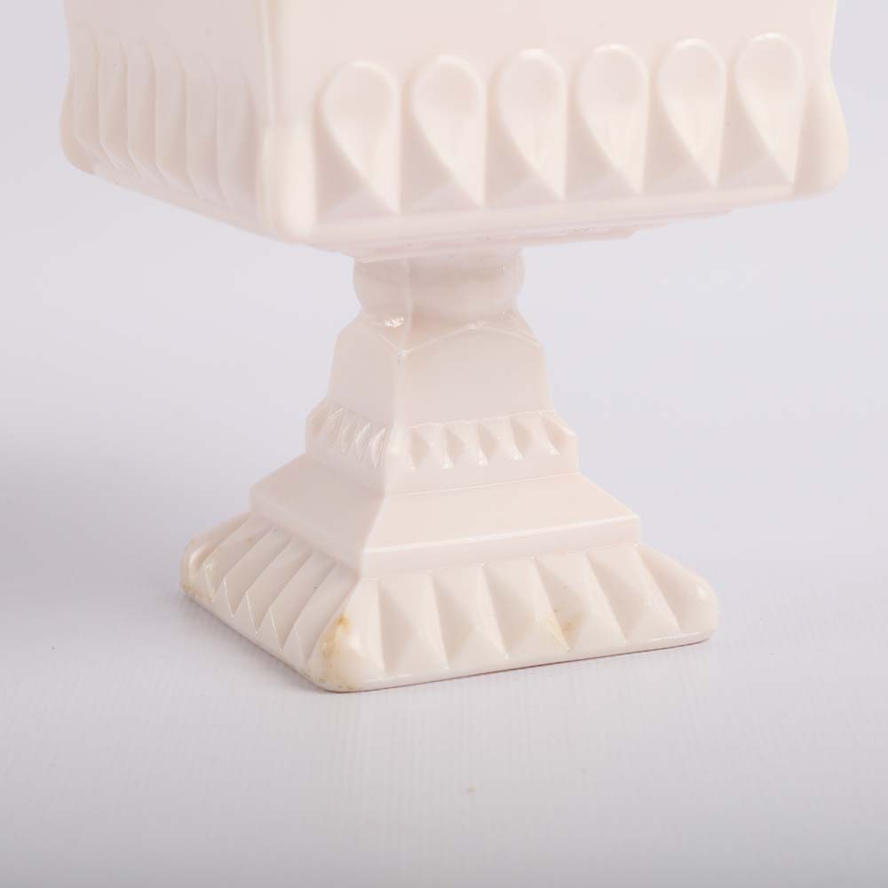 Jeanette "Shell Pink" Milk Glass