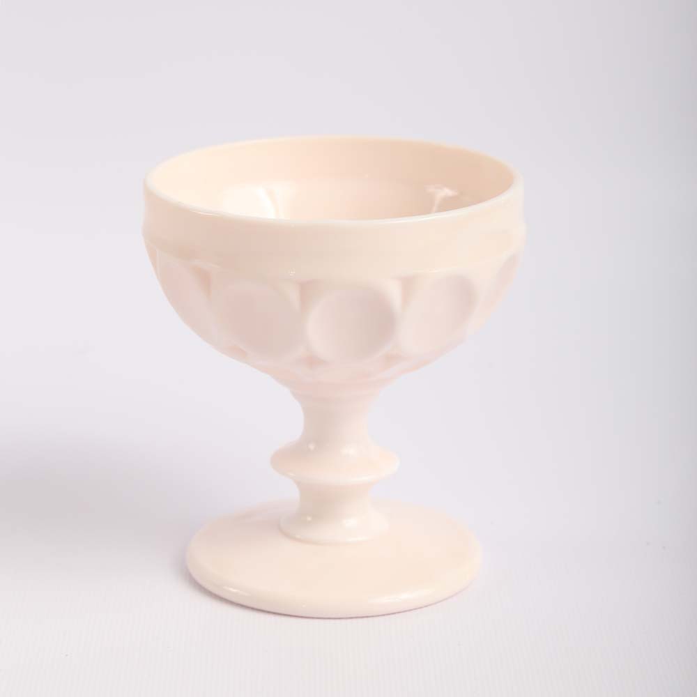 Jeanette "Shell Pink" Milk Glass