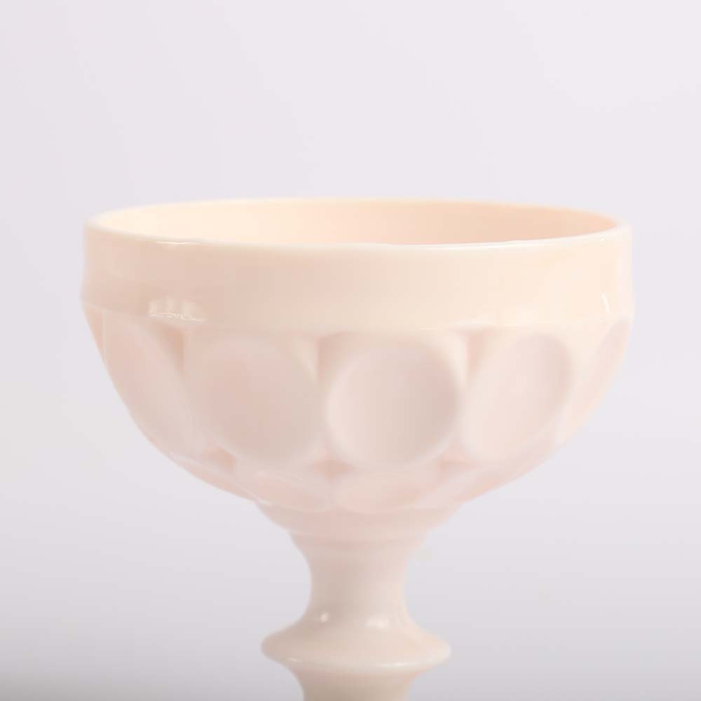 Jeanette "Shell Pink" Milk Glass