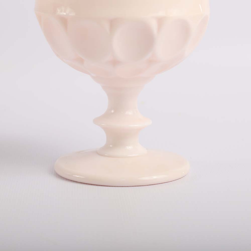 Jeanette "Shell Pink" Milk Glass