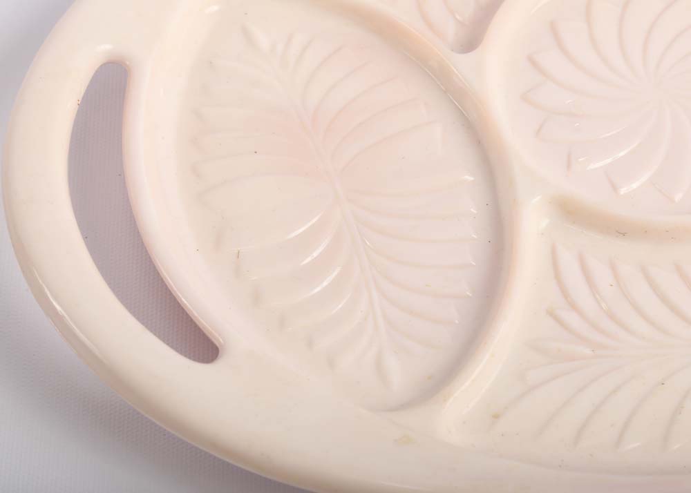 Jeanette "Shell Pink" Milk Glass