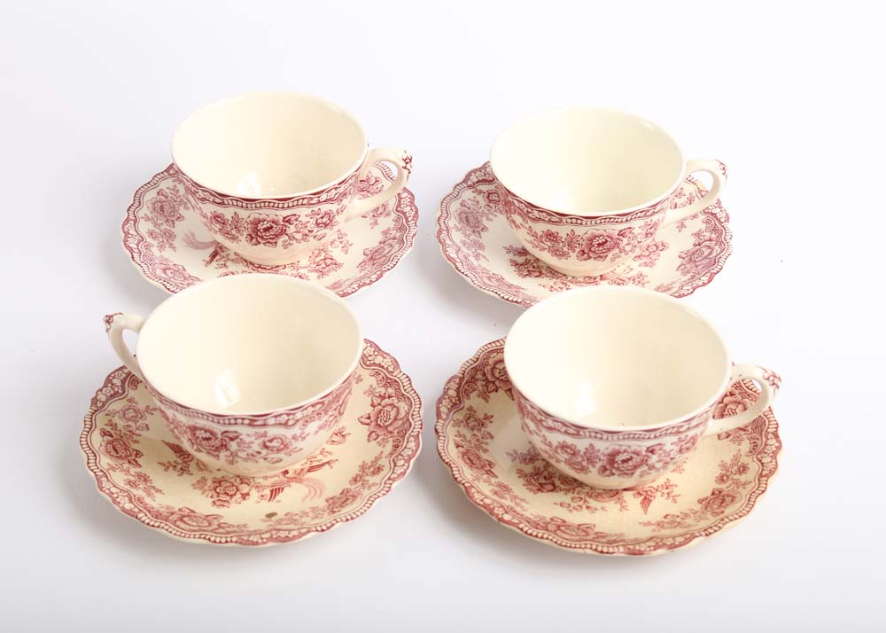 Assortment of Crown Ducal Bristol Transferware