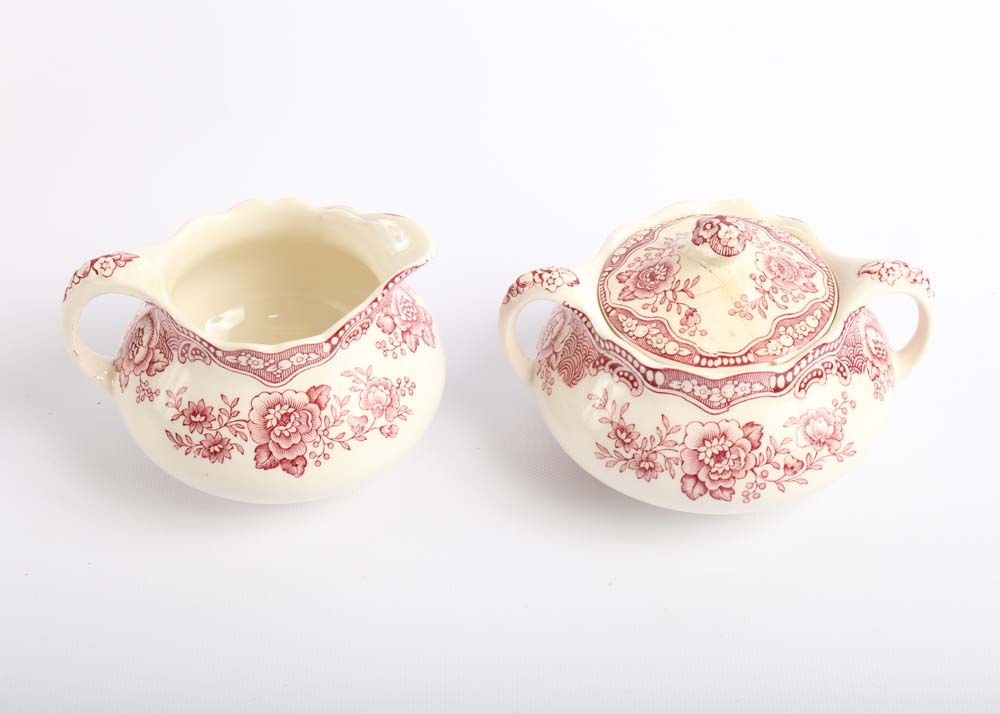 Assortment of Crown Ducal Bristol Transferware