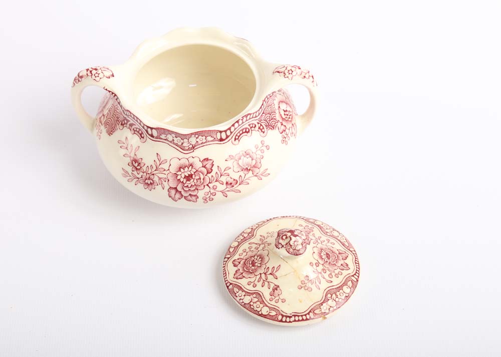 Assortment of Crown Ducal Bristol Transferware