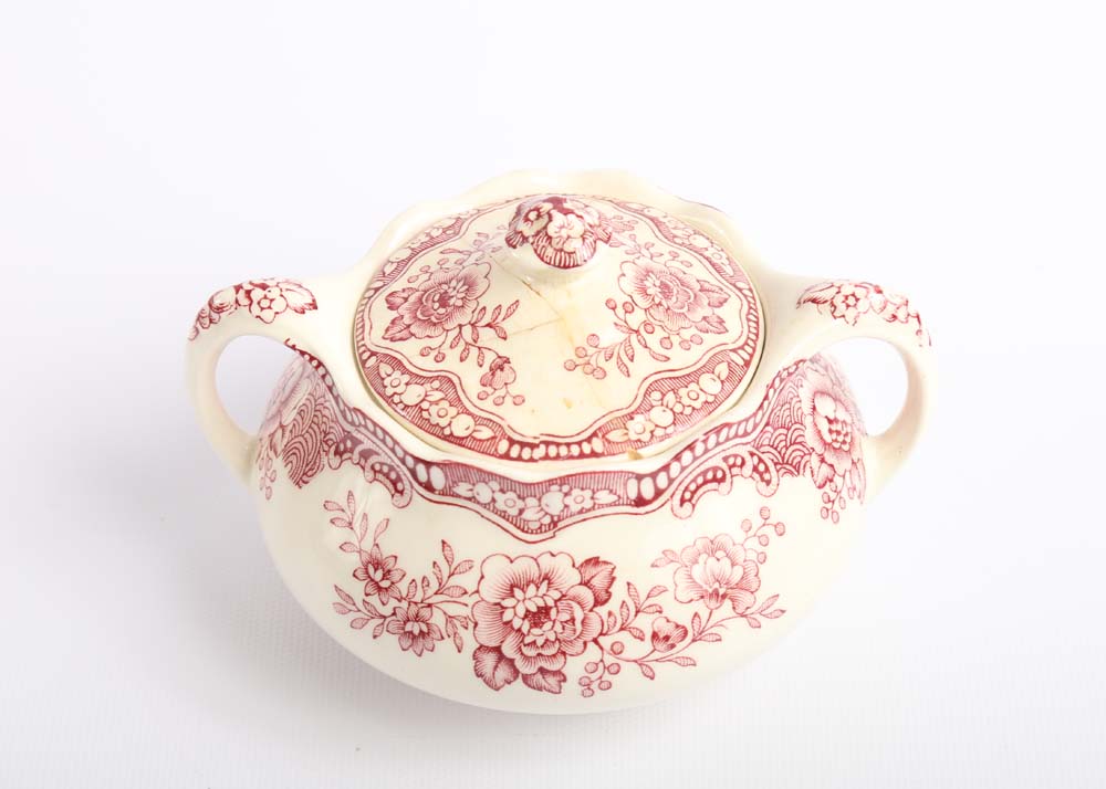 Assortment of Crown Ducal Bristol Transferware