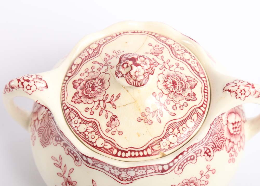 Assortment of Crown Ducal Bristol Transferware