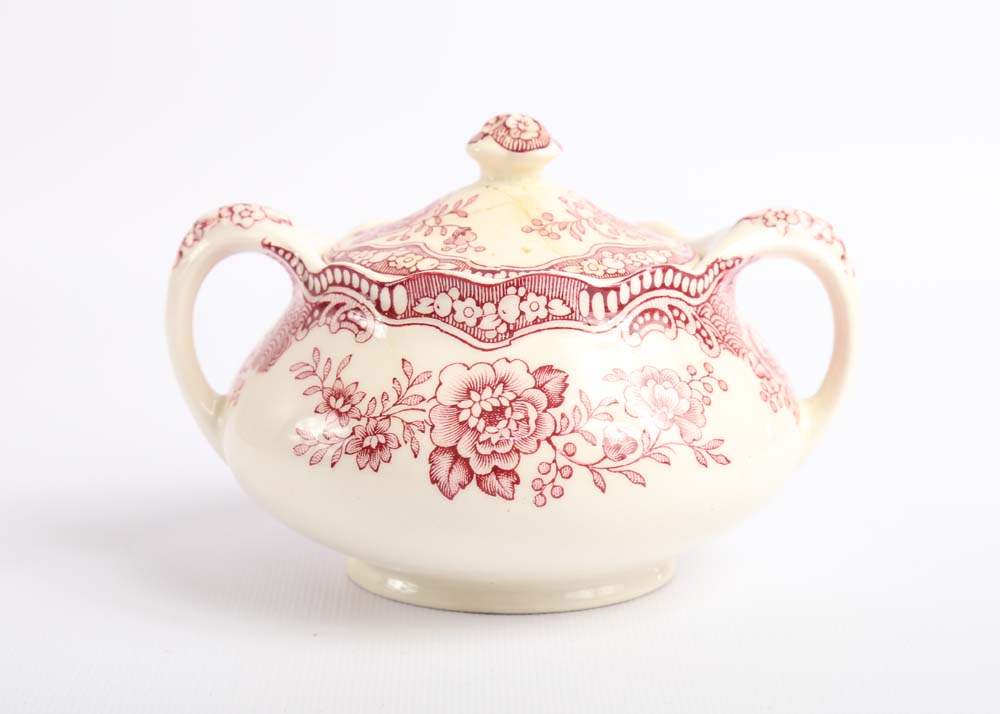 Assortment of Crown Ducal Bristol Transferware