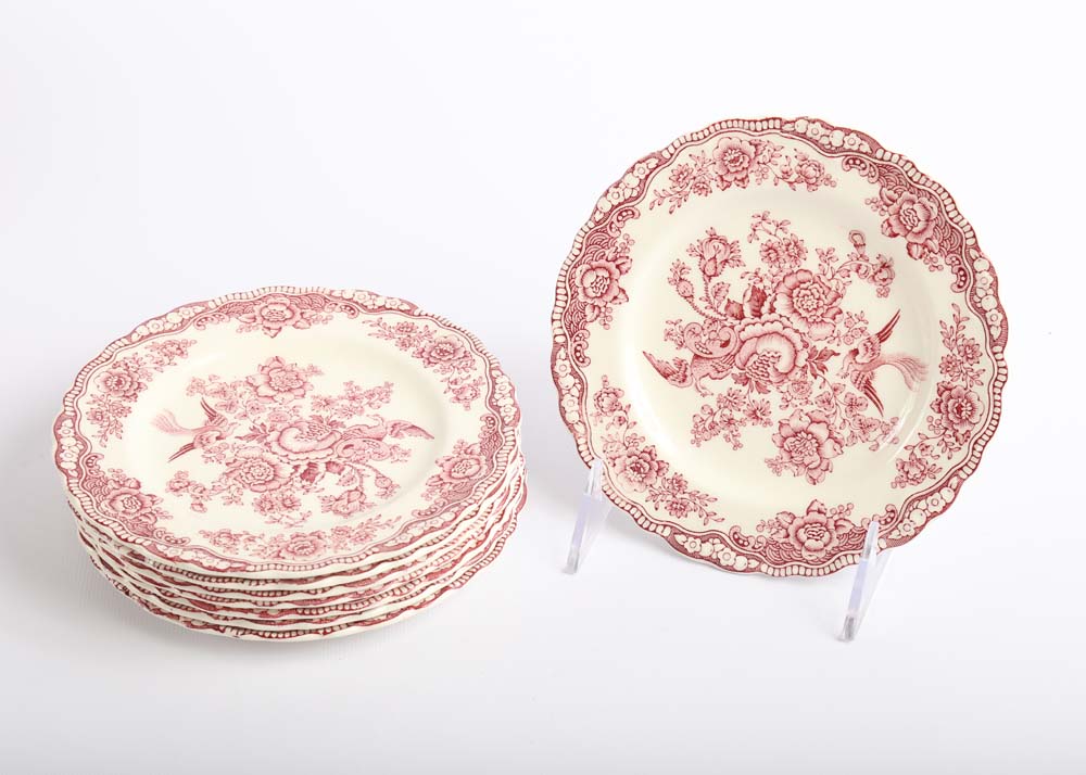 Assortment of Crown Ducal Bristol Transferware