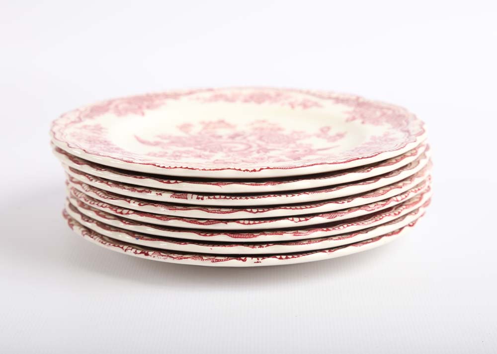 Assortment of Crown Ducal Bristol Transferware