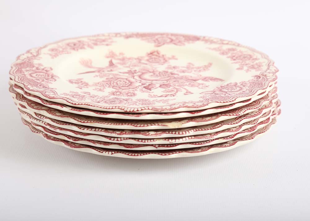 Assortment of Crown Ducal Bristol Transferware