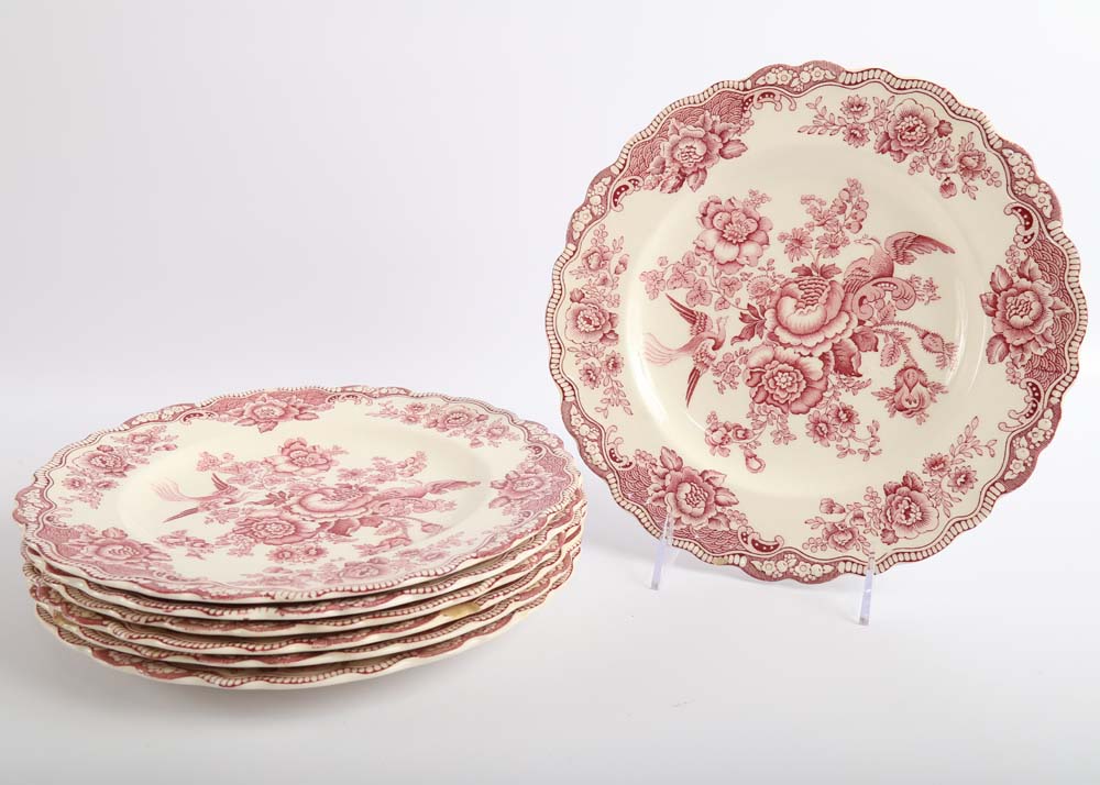 Assortment of Crown Ducal Bristol Transferware