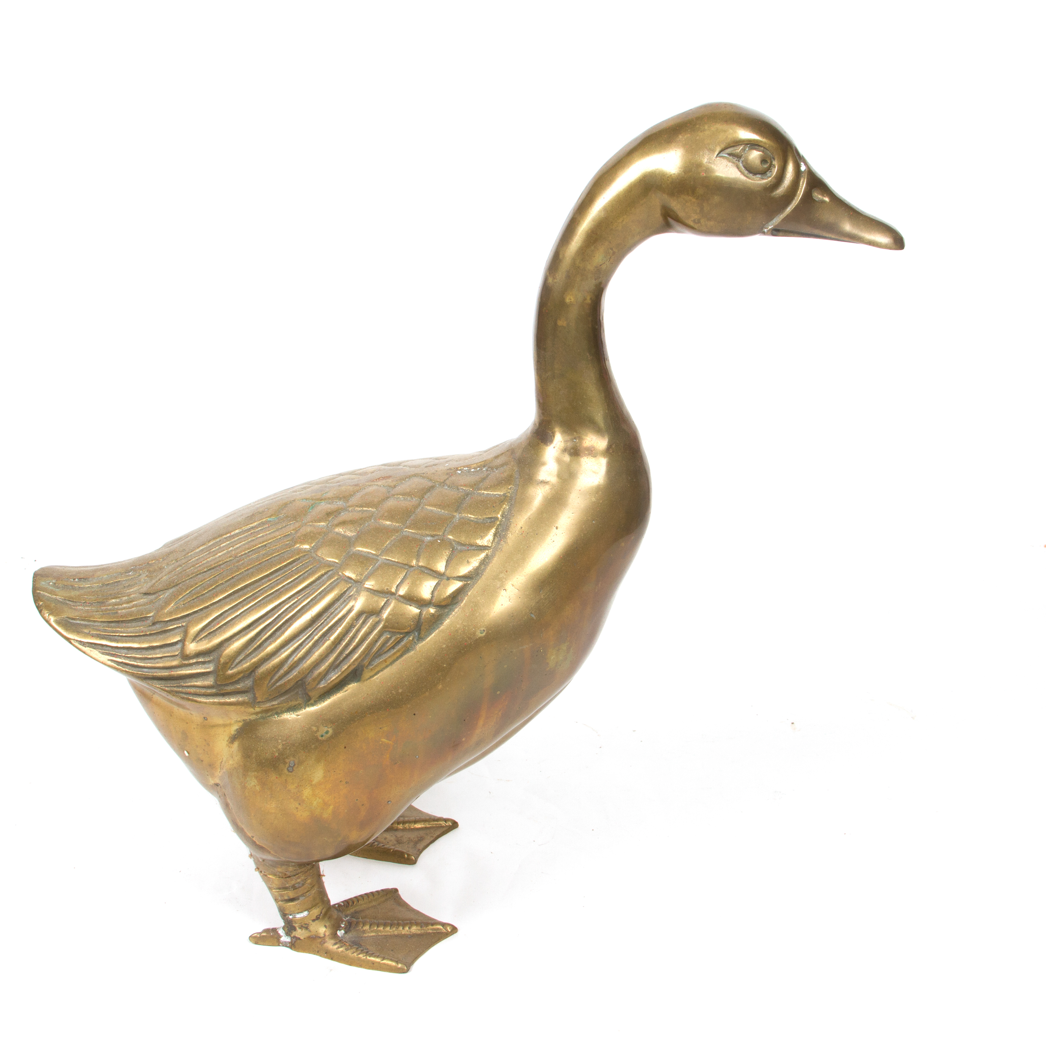 Large Brass Goose