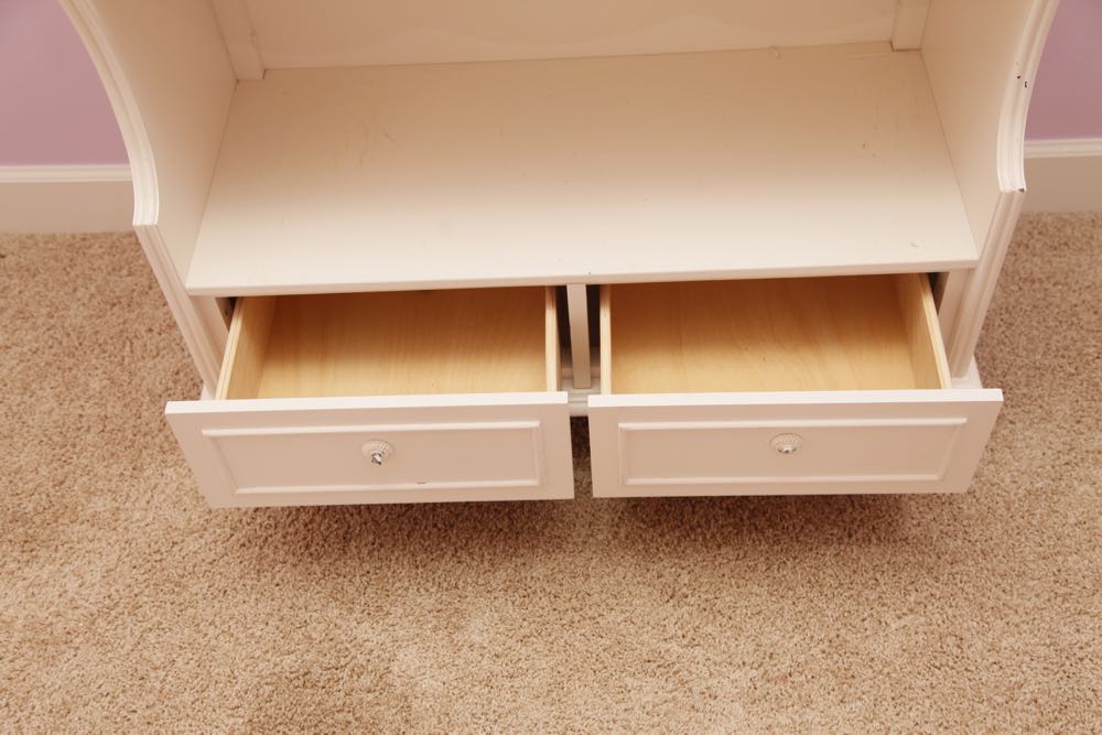 White Painted Bookcase