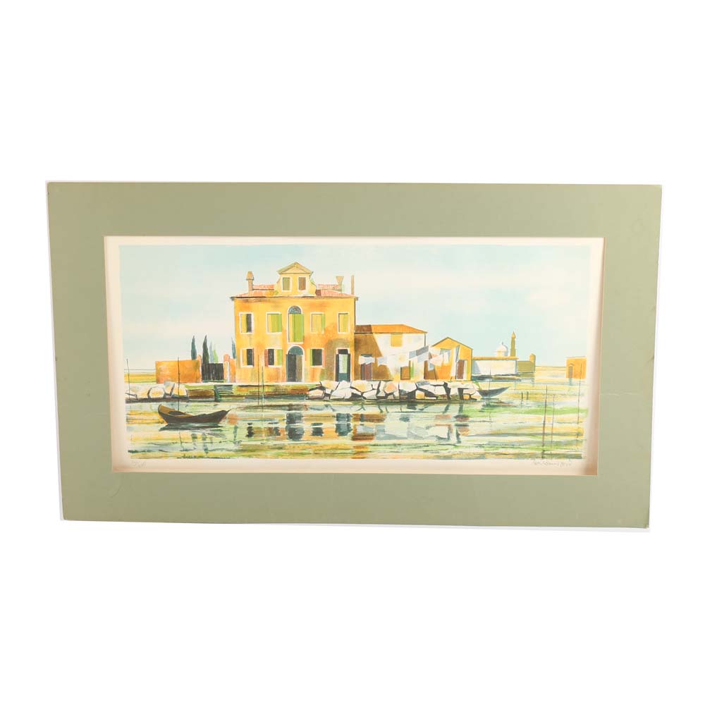 Peter Bernston Signed Limited Edition Offset Lithograph