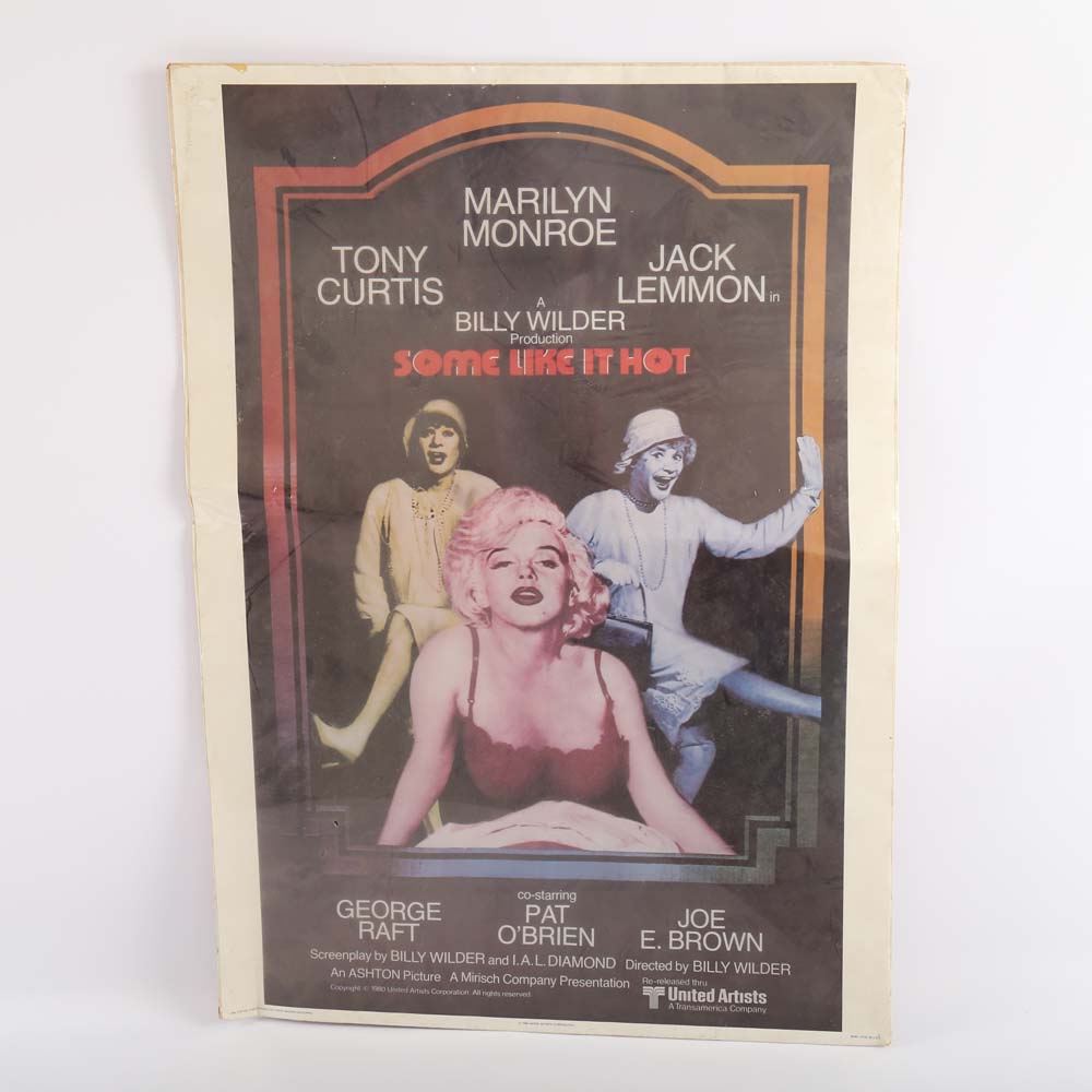 "Some Like It Hot" Movie Poster