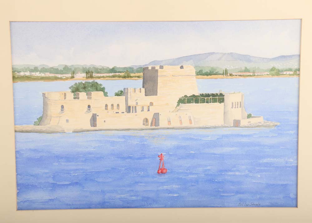 Billie Steele Signed Original Watercolor