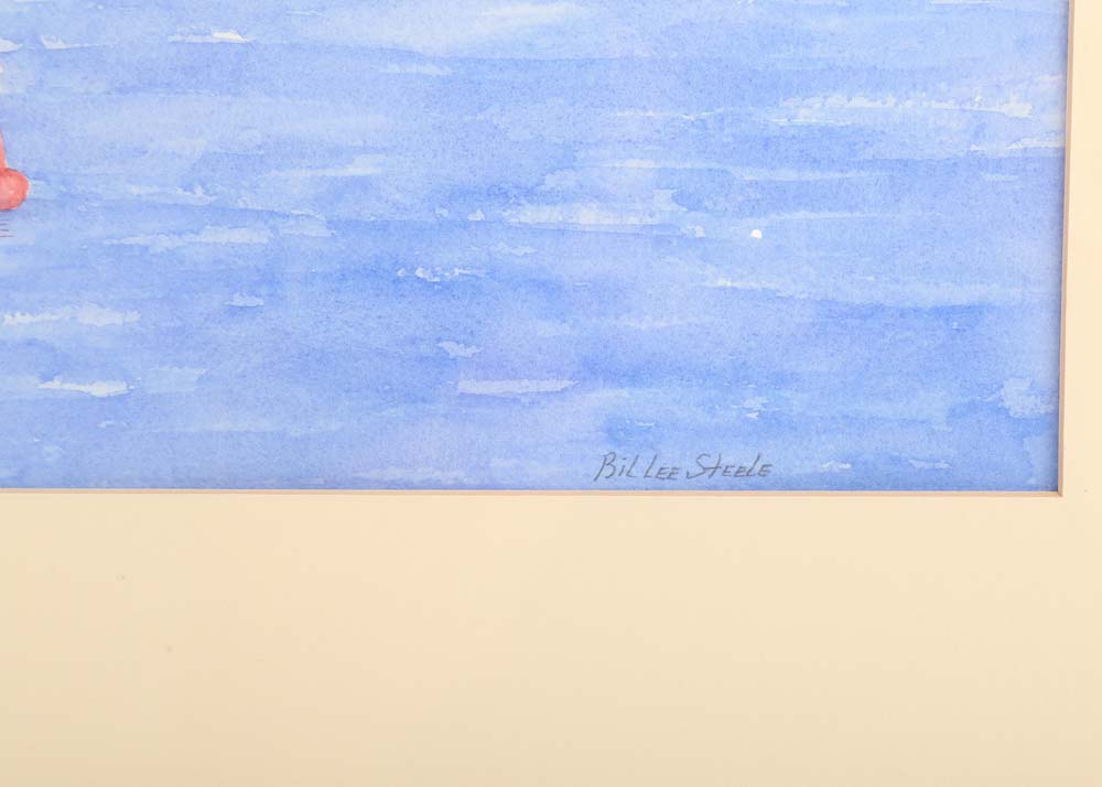 Billie Steele Signed Original Watercolor