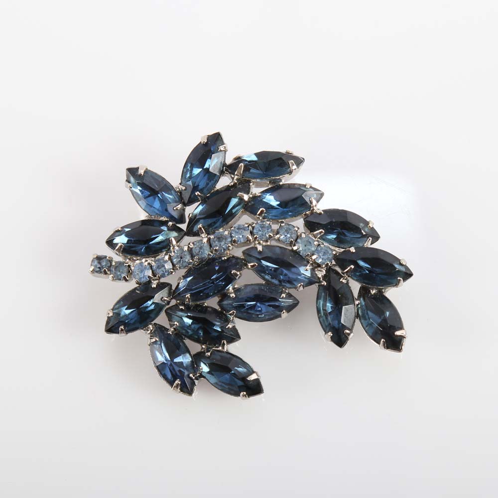 Costume Rhinestone Brooches including Emmons and Weiss