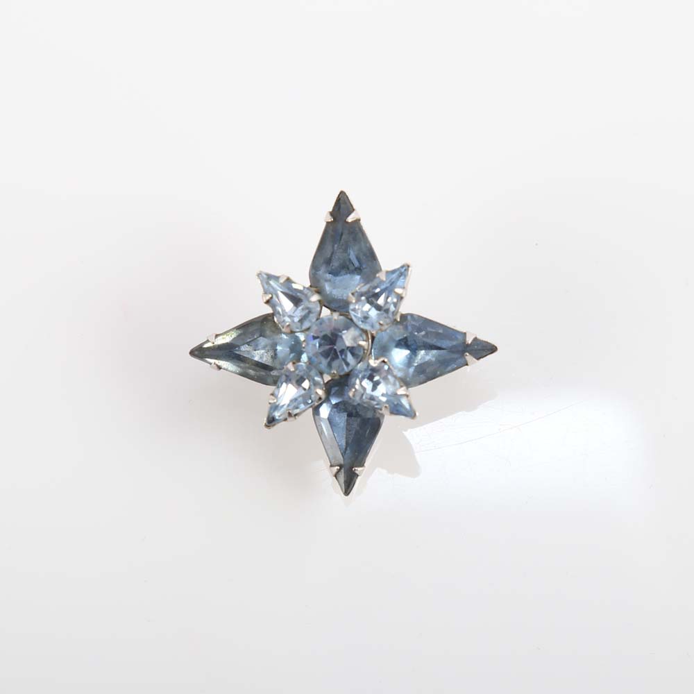 Costume Rhinestone Brooches including Emmons and Weiss