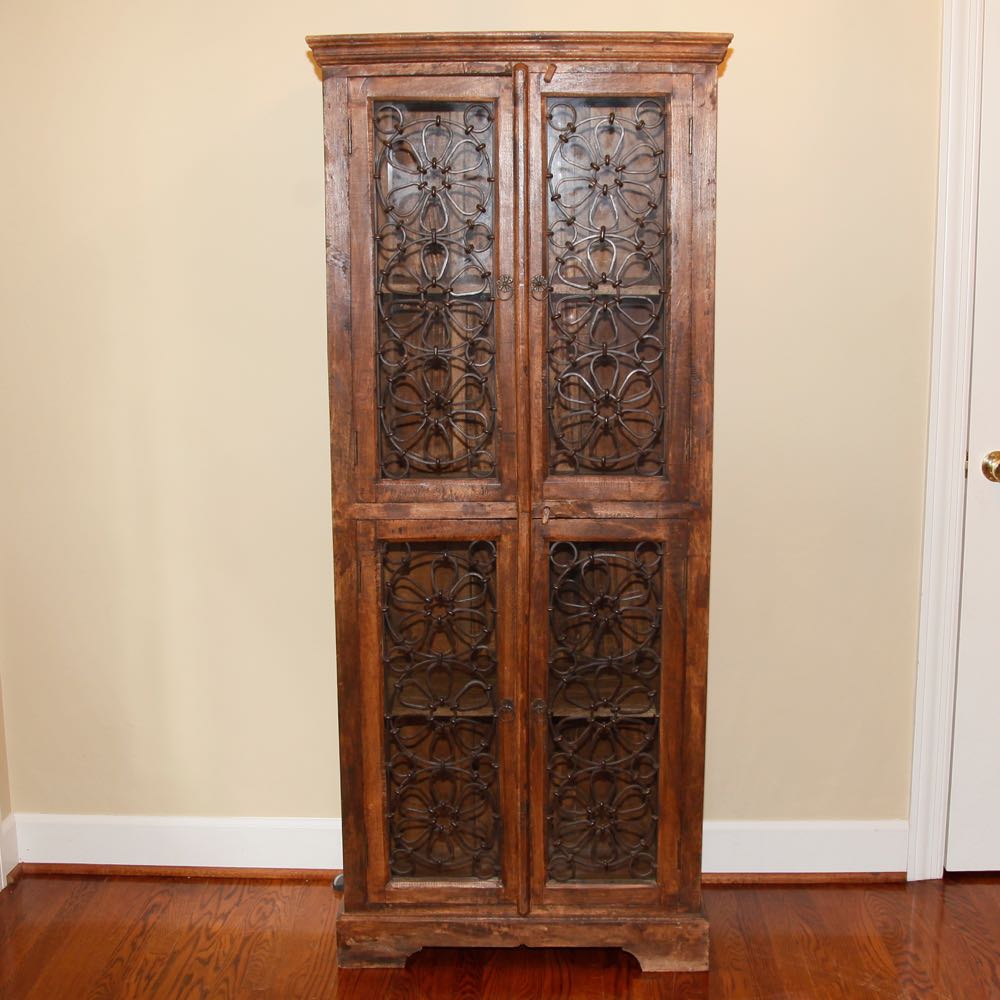Reclaimed Wood Display Cabinet