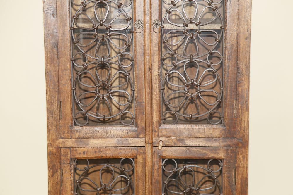Reclaimed Wood Display Cabinet