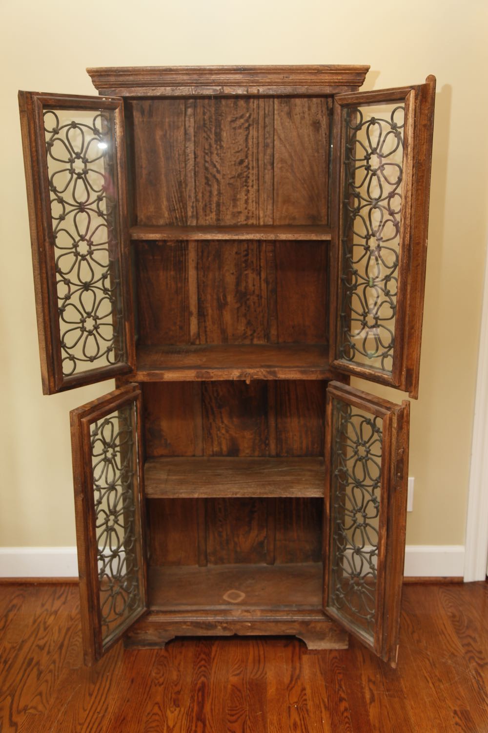 Reclaimed Wood Display Cabinet