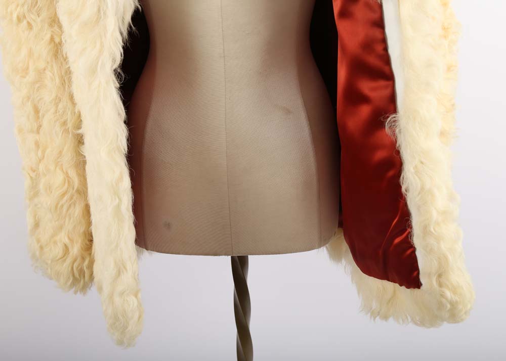Ivory Lamb Fur Jacket