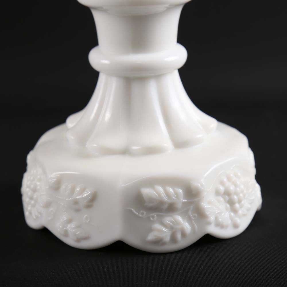 Westmoreland Paneled Grape Milk Glass