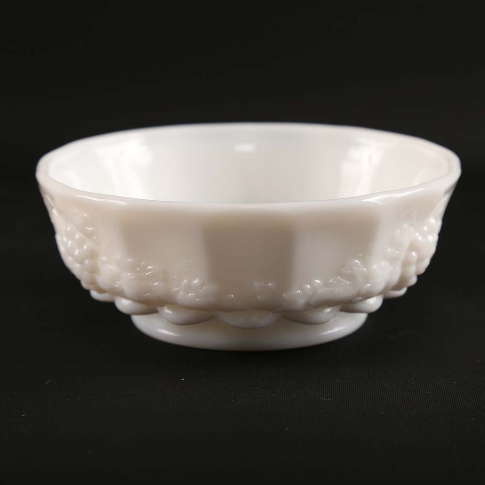 Westmoreland Paneled Grape Milk Glass