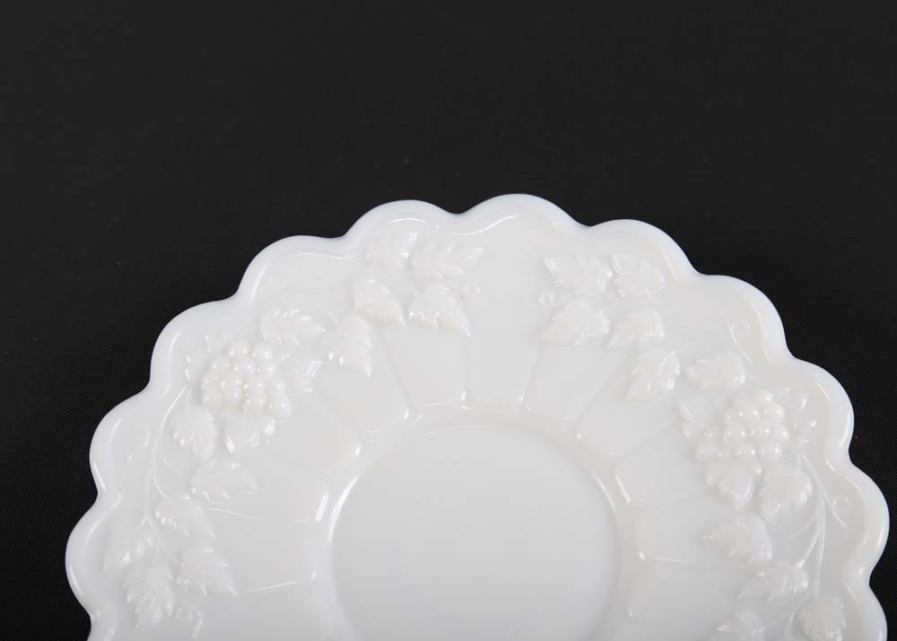 Westmoreland Paneled Grape Milk Glass