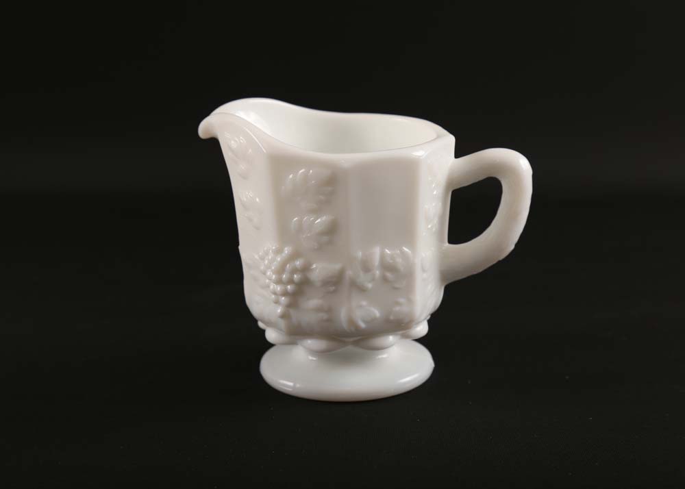 Westmoreland Paneled Grape Milk Glass