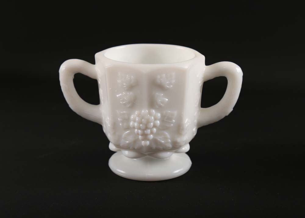 Westmoreland Paneled Grape Milk Glass