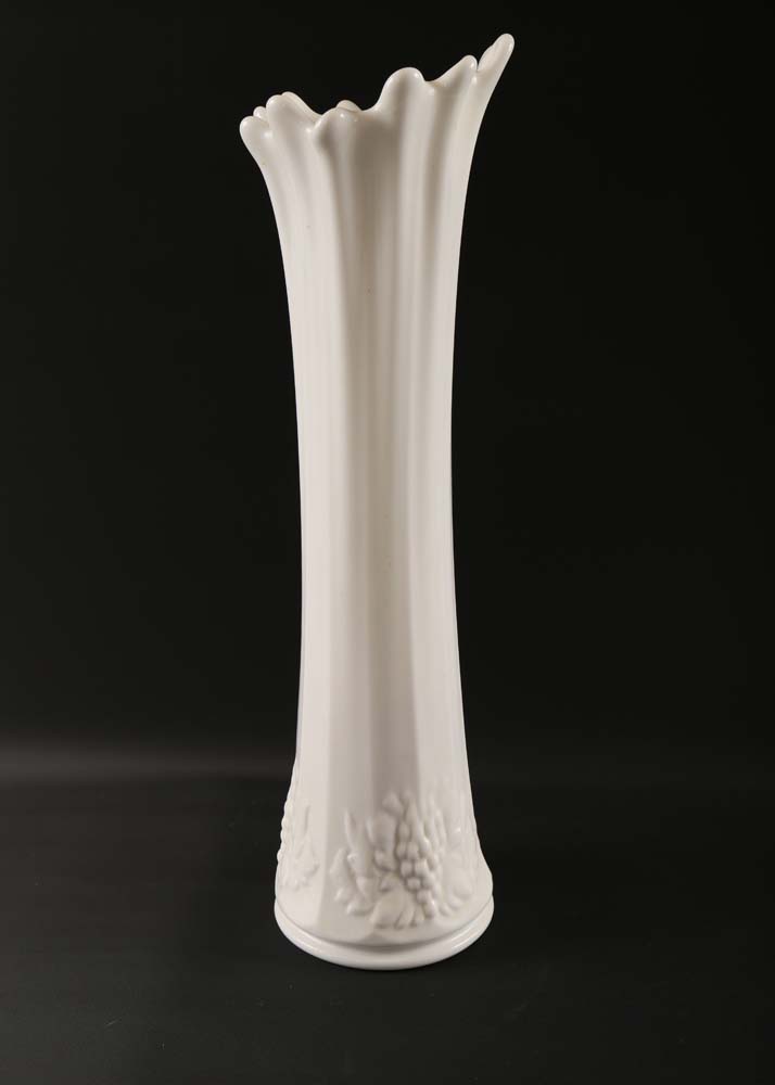 Westmoreland Paneled Grape Milk Glass