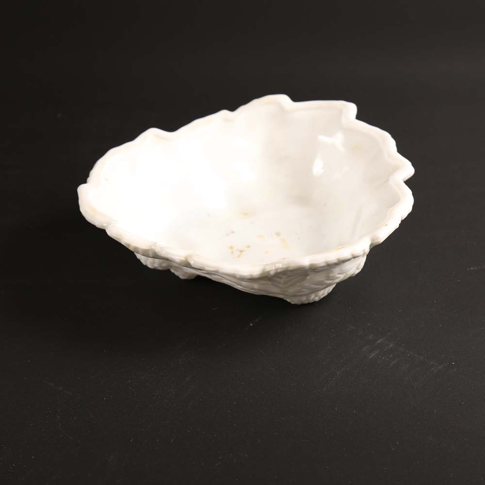 Assortment of Vintage Milk Glass