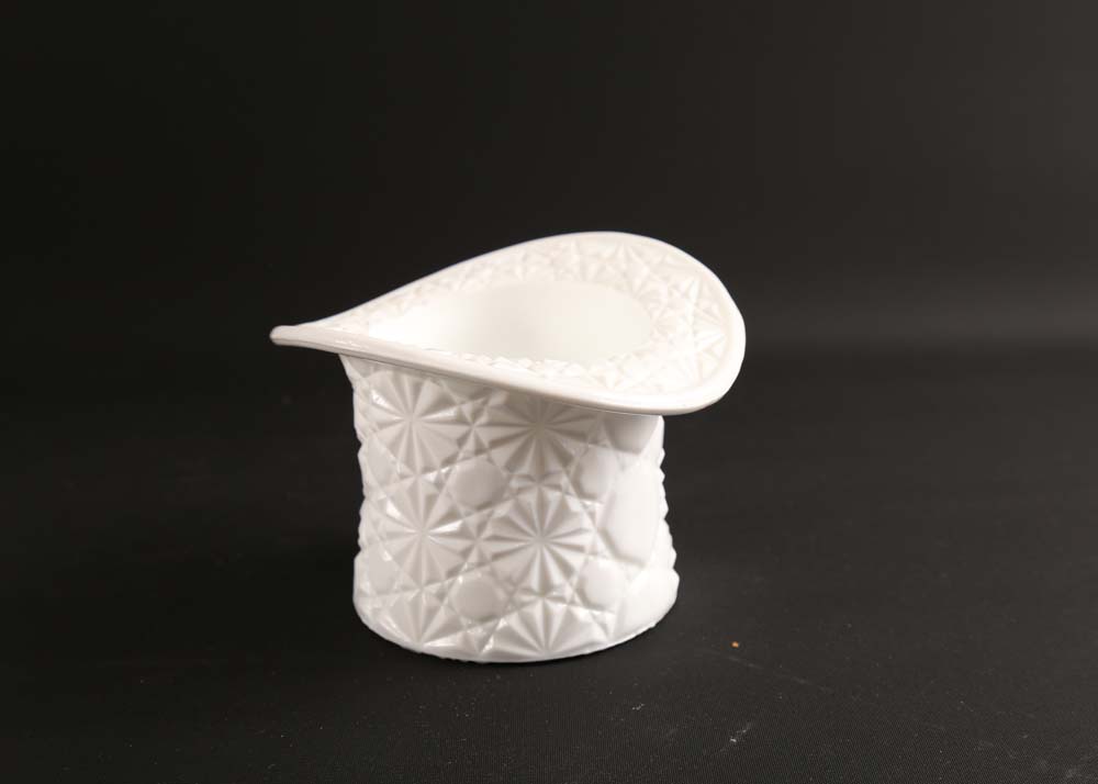 Assortment of Vintage Milk Glass