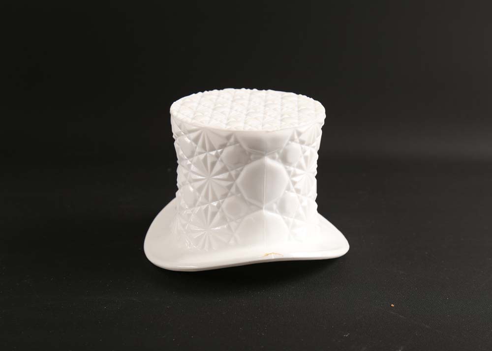 Assortment of Vintage Milk Glass