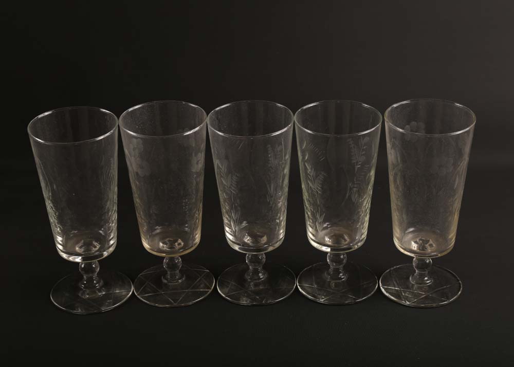Cut Glass Stemware